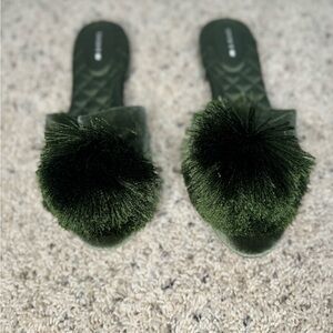 Birdies The Dove Women’s Slippers Green size 7